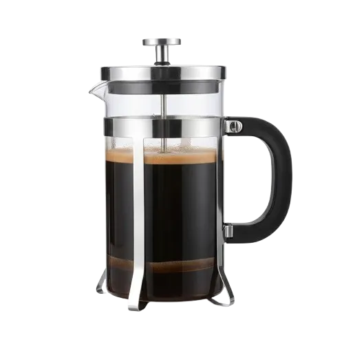 FS15 600ml Glass French Press Coffee Maker Pot One Two Cups