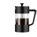 One Two Cups French Press Manual Coffee Maker Pot Stainless Steel 304 600ml 