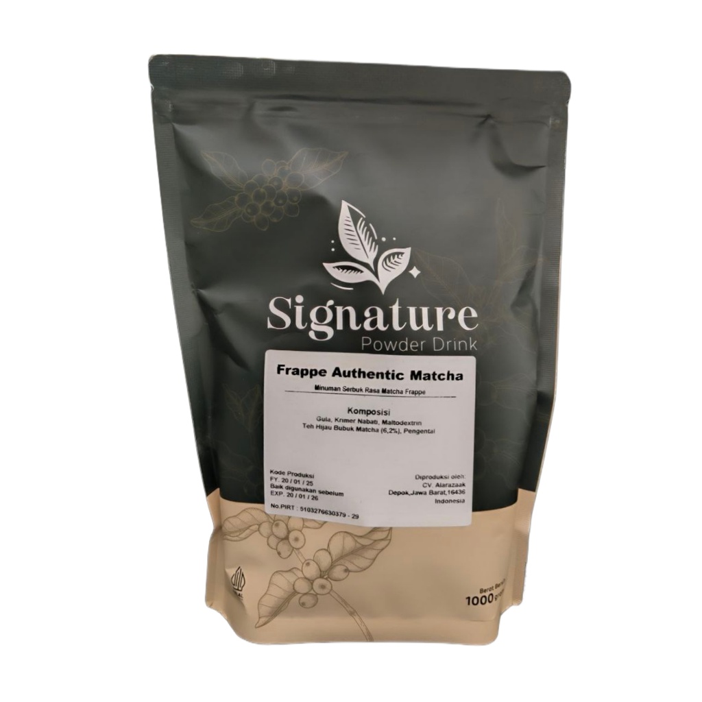 [PWDBD001] Powder DBD Signature Authentic Matcha 1 Kg