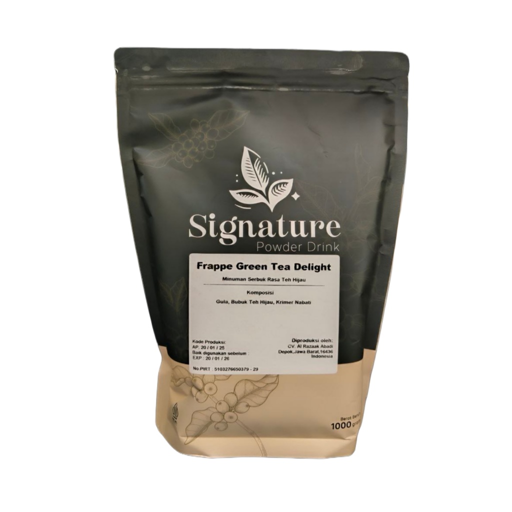 [PWDBD003] Powder DBD Signature Greentea Delicate 1 Kg