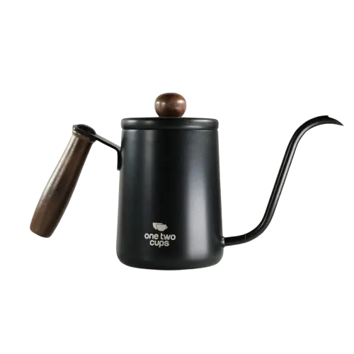 [PKTLG008-A] TC36 Black 350ml Teko Leher Angsa Gooseneck Kettle One Two Cups