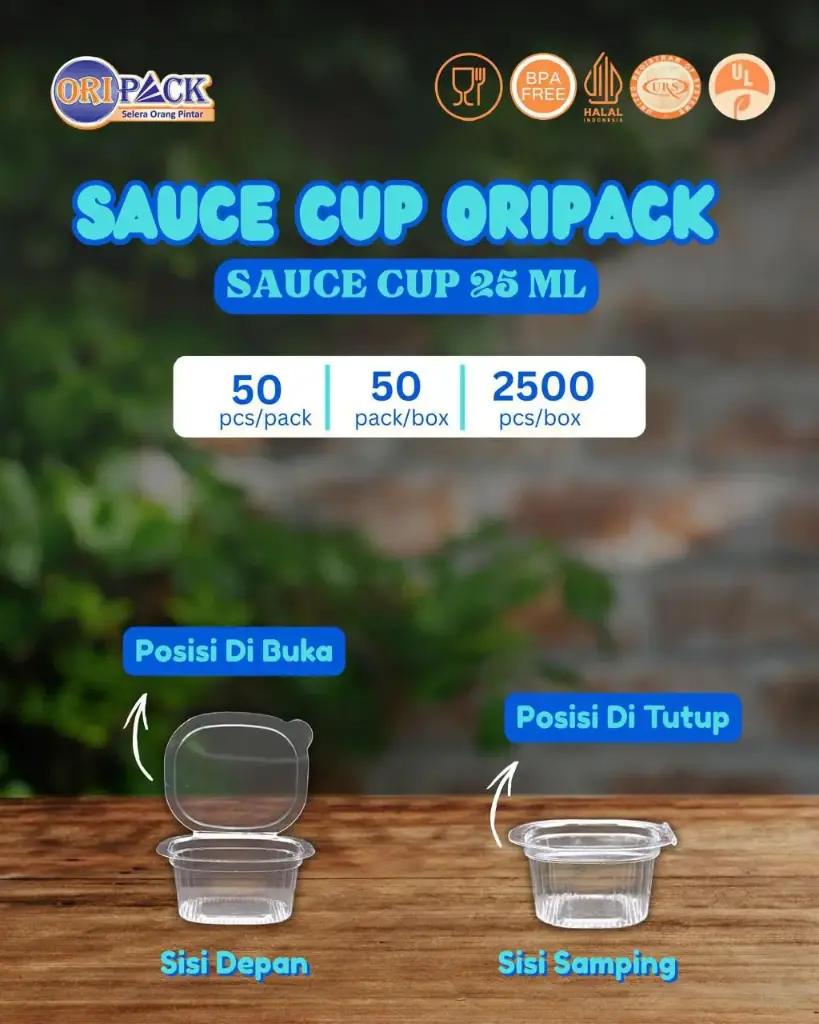 [KMTS004] 25ml Sauce Cup Oripack