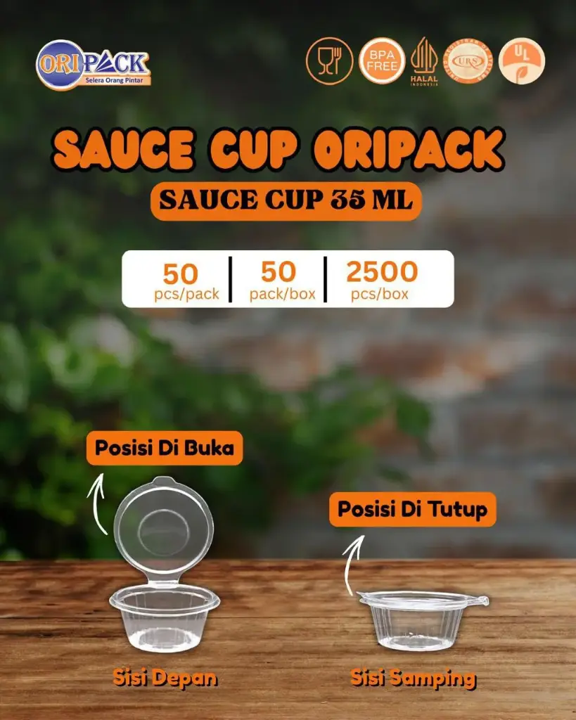 [KMTS005] 35ml Sauce Cup Oripack