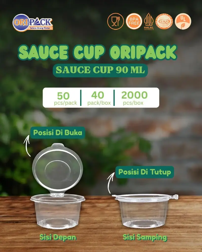 [SCO0090] 90ml Sauce Cup Oripack