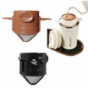 F402 Dripper Cone Coklat One Two Cups