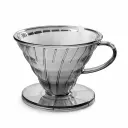 KP15 Gray Coffee Dripper V60 Plastik 1-4 Cups One Two Cups