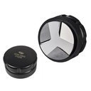 HB3 Macaron Black 53mm Distribution Tamper One Two Cups