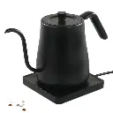ZKKH301 BOROW Black 800ml Teko Leher Angsa Gooseneck Kettle