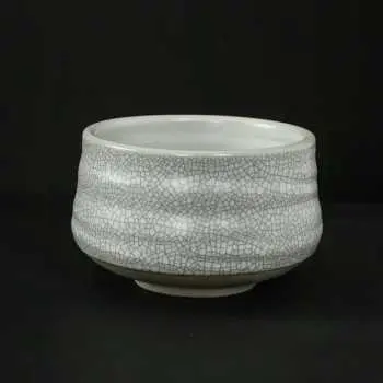 D54 Gray 600ml Chawan Matcha Mixing Bowl One Two Cups