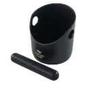 EA02682 Model A Black Knock Box ABS Wadah Ampas Kopi