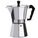 L10 Moka Pot Octagon Silver 150ml / 3 Cups Espresso Coffee Maker Stovetop One Two Cups