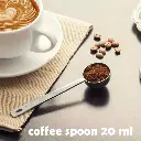 GG304 Silver 20ml Sendok Takar Kopi One Two Cups