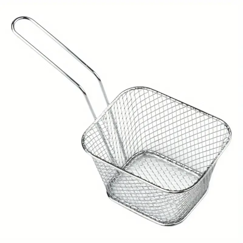 [PCSRG010] SP65 Silver Keranjang Kentang Goreng Frying Basket - S (8x10)