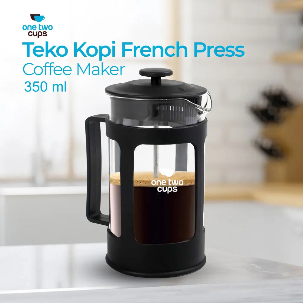 KG73I 350ml French Press Coffee Maker Pot One Two Cups