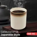 RHE White 140ml Gelas Cafe Keramik