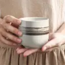 KL2 Brown White Brush 200ml Gelas Cafe