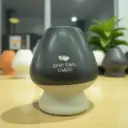 C20 Black White Ceramic Matcha Chasen Holder One Two Cups