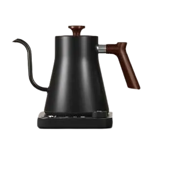 [PKTLE003] KT90 Pro Black 900ml Teko Leher Angsa Gooseneck Kettle One Two Cups