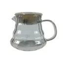 XGS36 Black Smoke 360ml Pour Over Coffee Server + Lid One Two Cups