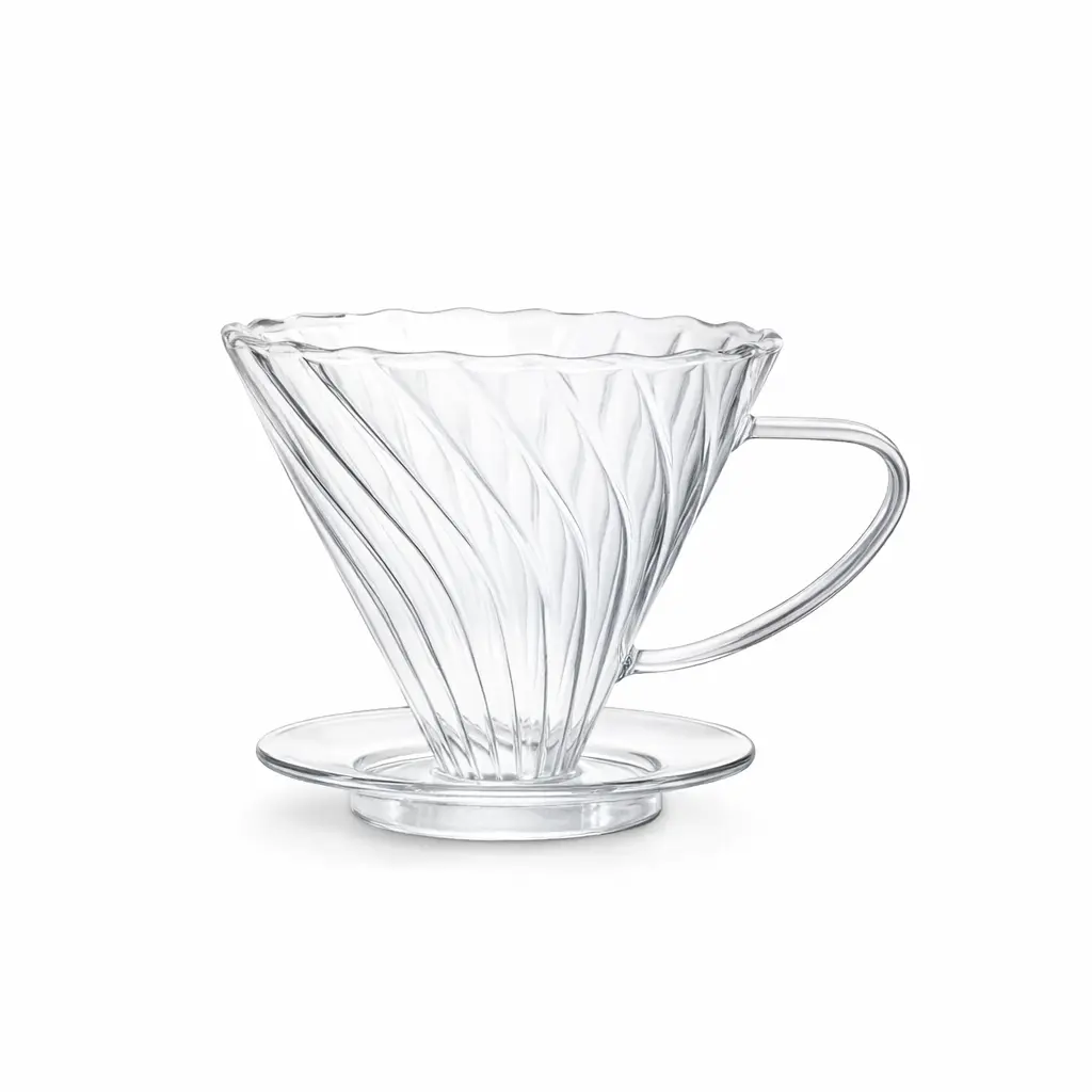 [PKDV040] VD35 Transparent Dripper 01 One Two Cups