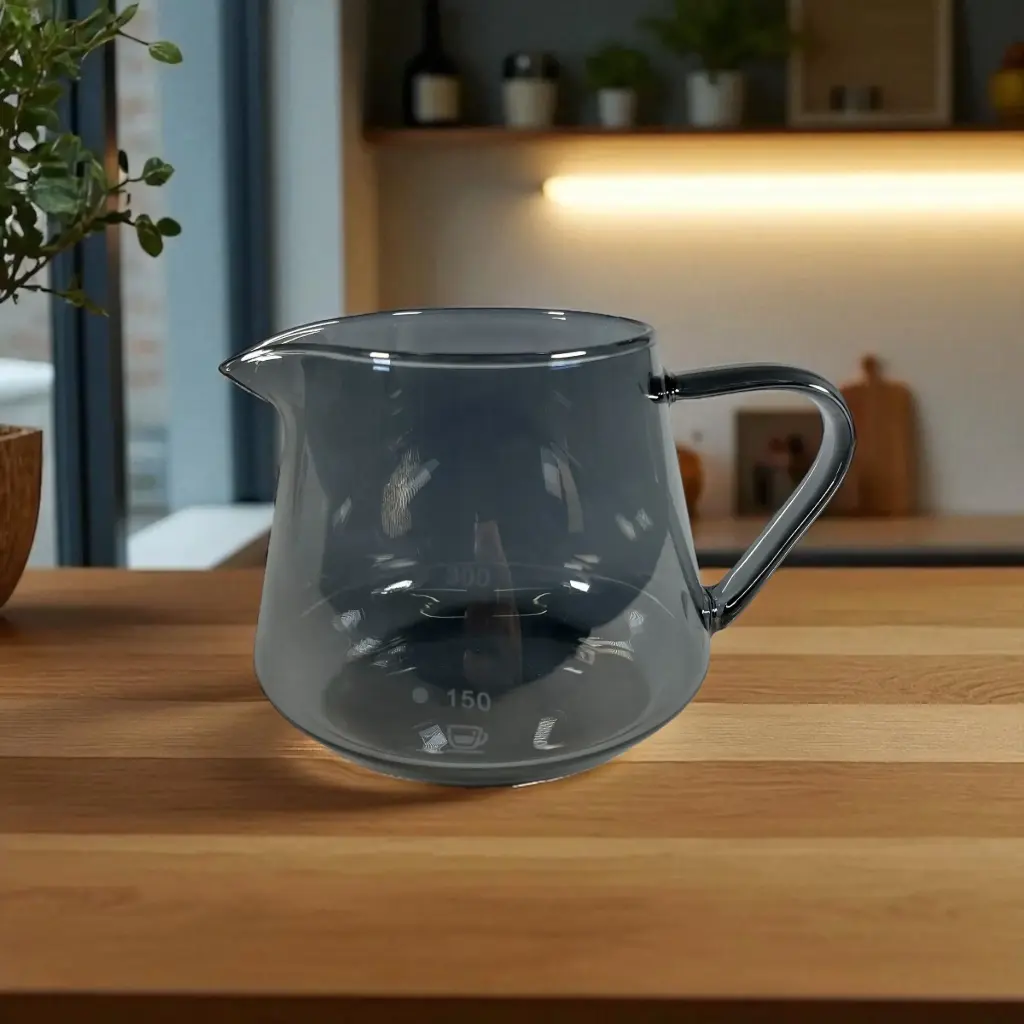 [PKSPO027] WJ9 Gray 300ml Pour Over Coffee Server One Two Cups