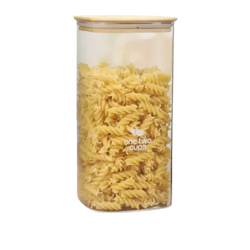 HC1019 1.6L Toples Kaca Kedap Udara One Two Cups
