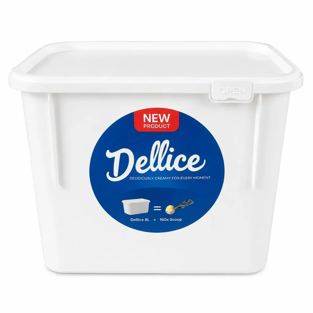 [ICE002] Ice Cream Vanilla 8L