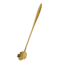 TC49 Petal Gold Sendok Teh Gagang Panjang Long Handle Tea Spoon Stainless Steel