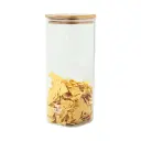 HC1019 1L Toples Kaca Kedap Udara One Two Cups