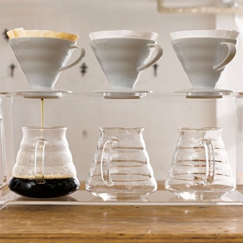 [PKDV007] Dripper V60 HARIO 01 White