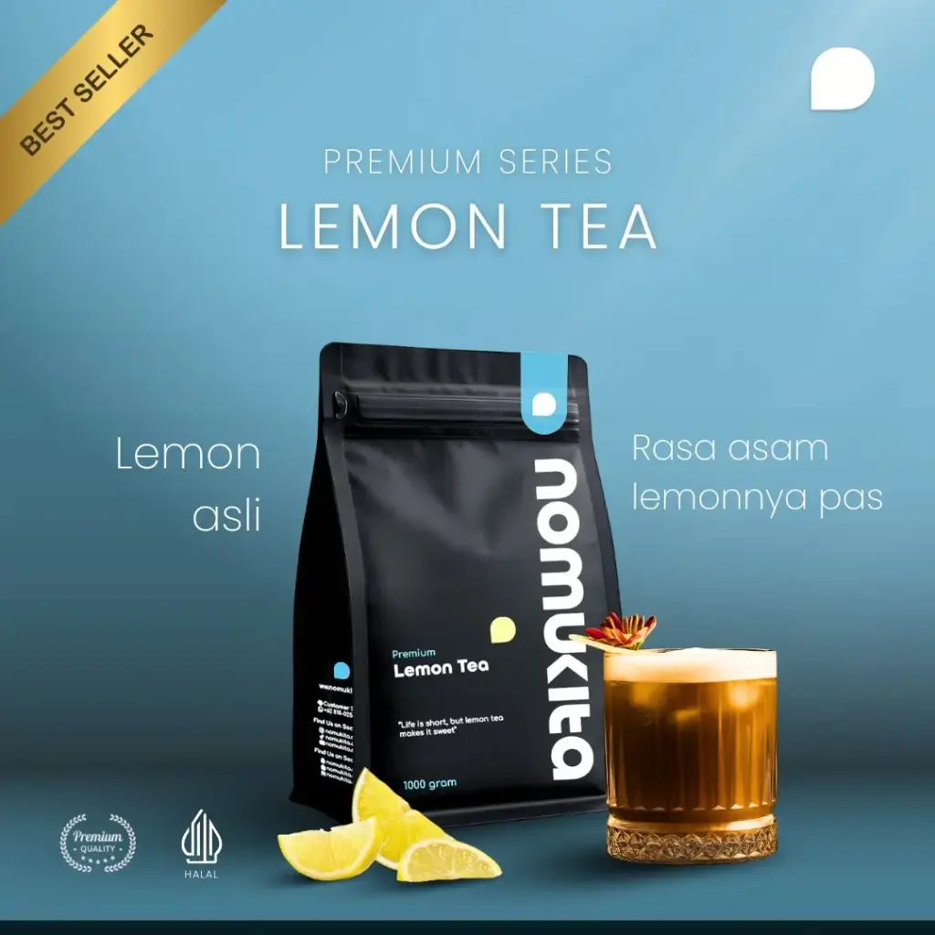 Powder Nomukita Premium Lemon Tea 1kg