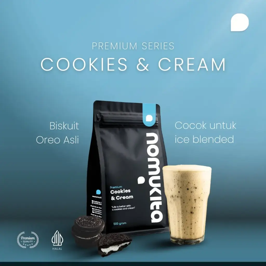 Powder Nomukita Premium Cookies & Cream 500g