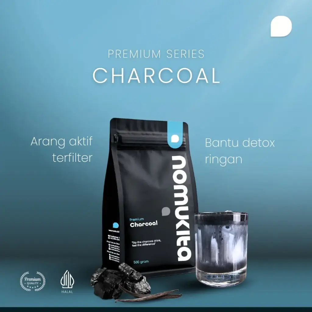 Powder Nomukita Premium Charcoal 500g
