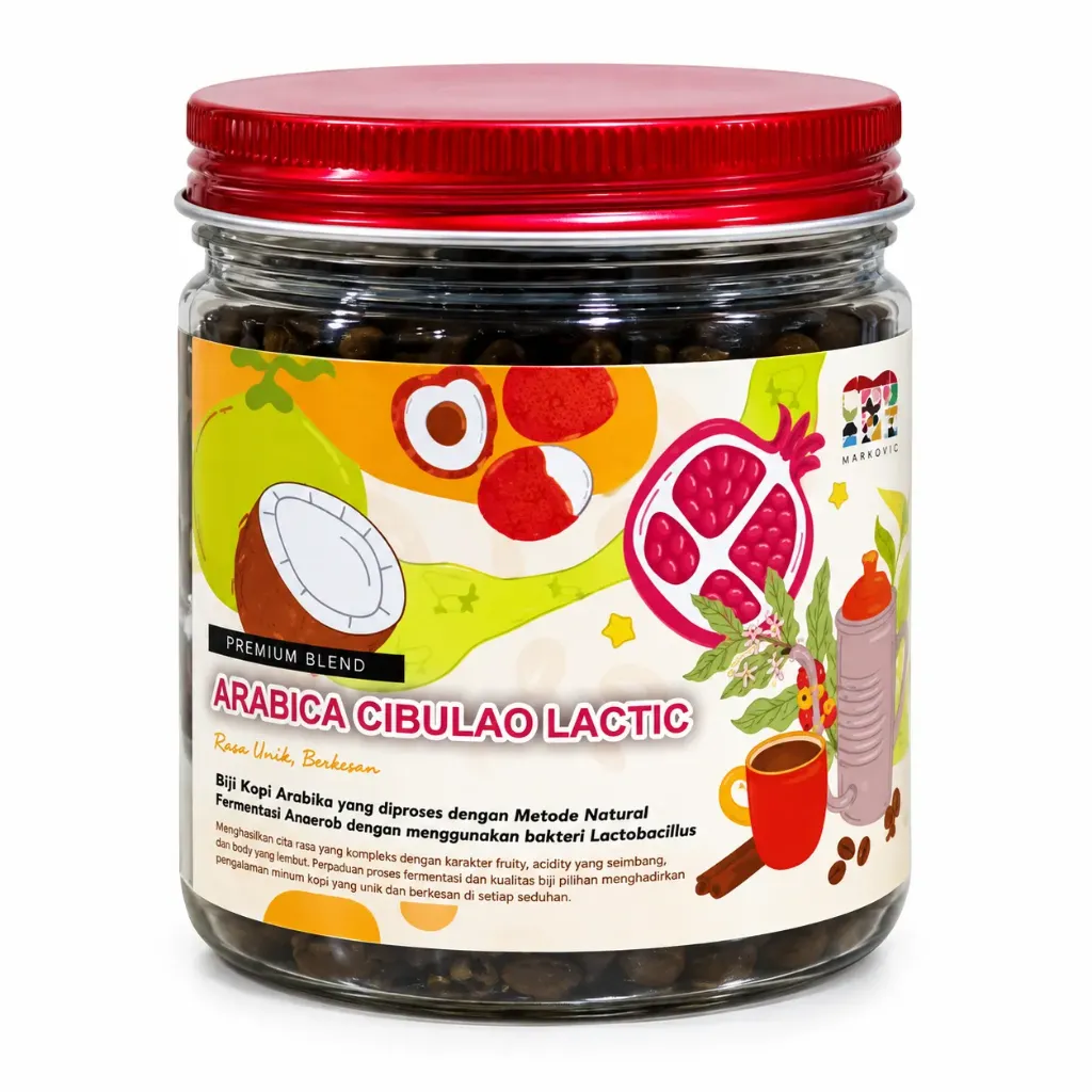 [RBA002C] 210g Arabica Cibulao Natural Lactic Toples Roasted Beans