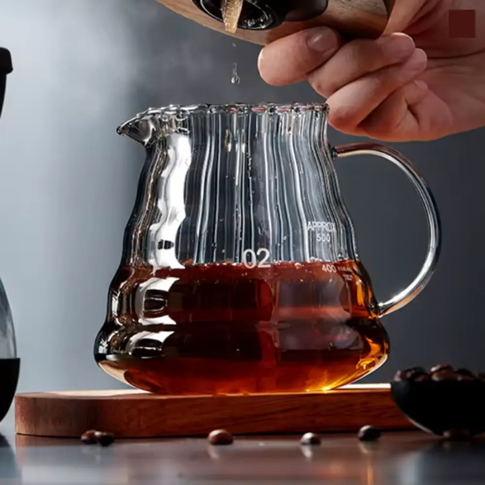 [PKSPO017] XGS60 Black Smoke 600ml Pour Over Coffee Server One Two Cups
