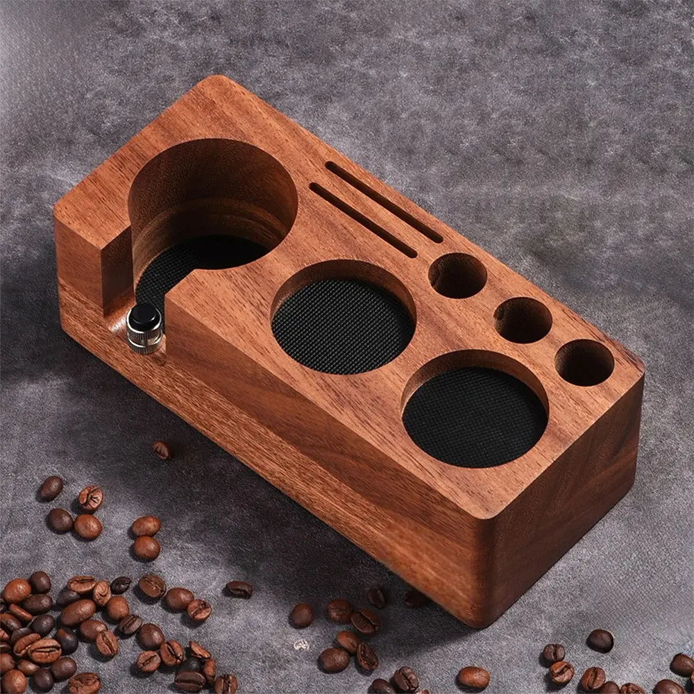 A24 Brown Wooden Tamper Organizer