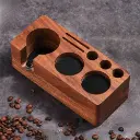 A24 Brown Wooden Tamper Organizer