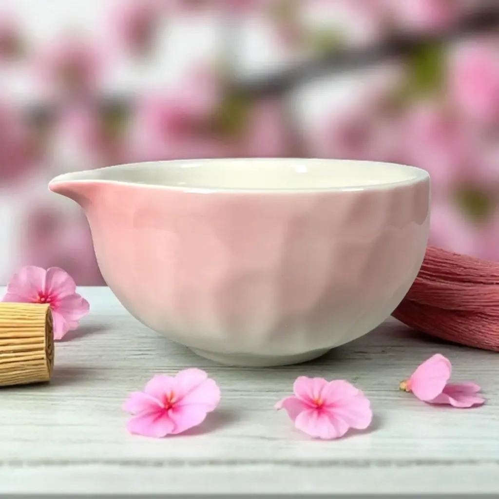 [MEMB006] D52 Pink 500ml Chawan Matcha Mixing Bowl One Two Cups