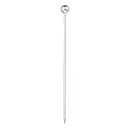 J105 Silver Sphere Tusuk Buah Cocktail Garnish Stainless