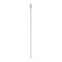 J105 Silver Cylinder Tusuk Buah Cocktail Garnish Stainless