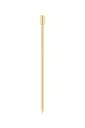 J105 Gold Cylinder Tusuk Buah Cocktail Garnish Stainless