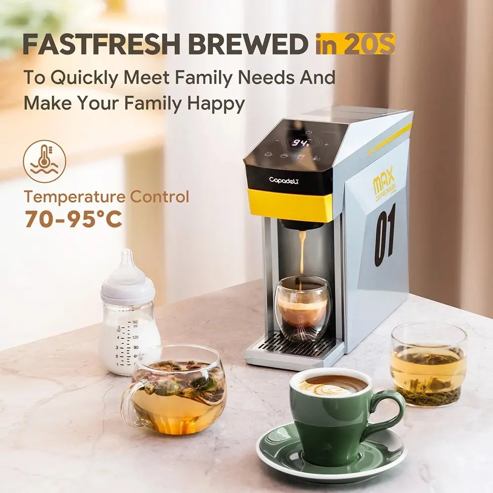 [PKME036] ME2406 Capadeli Mesin Kopi Espresso Capsule Coffee 19 Bar 800ml