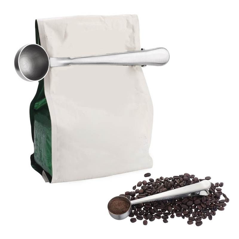 [PBATS002] G166 Silver Sendok Takar Klip Stainless 20ml One Two Cups