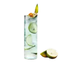 AR2 400ml Gelas Kaca Thin Straight Glass One Two Cups
