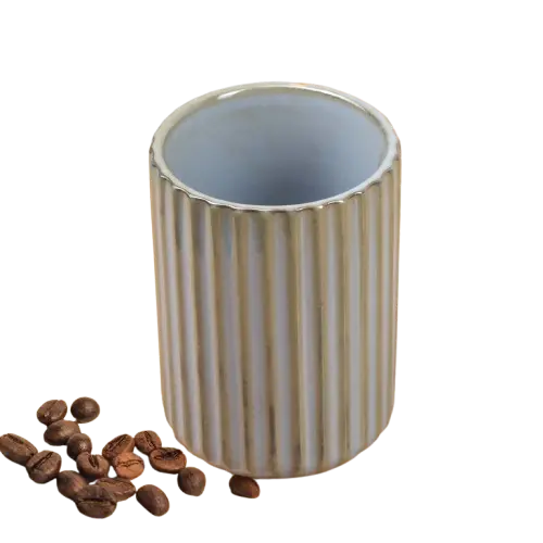 GS145 Green 300ml Gelas Cafe Keramik Vintage