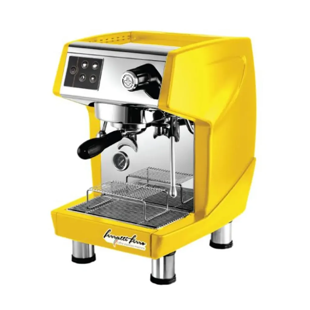 [FCM3200DS] FCM3200D Ferratti Ferro Espresso Machine Second Yellow