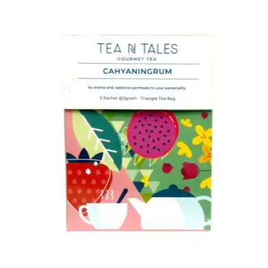 [BPT021] Tea N Tales Cahyaningrum Gourmet Series Box | 5 Triangle Tea Bags @3g