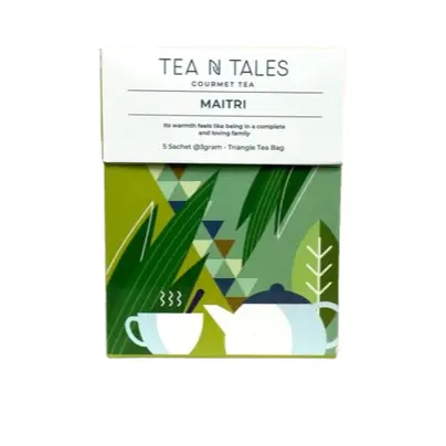 [BPT041] Tea N Tales Maitri Gourmet Series Box | 5 Triangle Tea Bags @3g