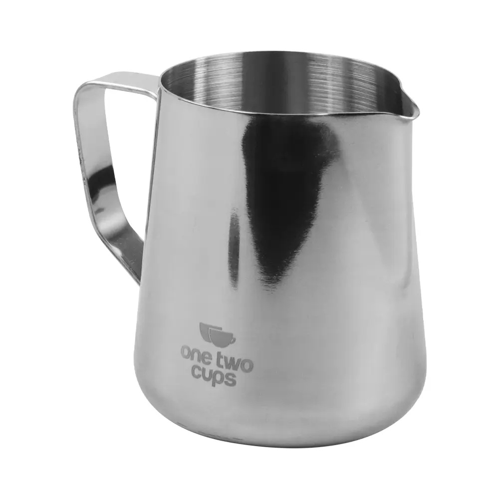 J068 Milk Jug 350ml Silver One Two Cups