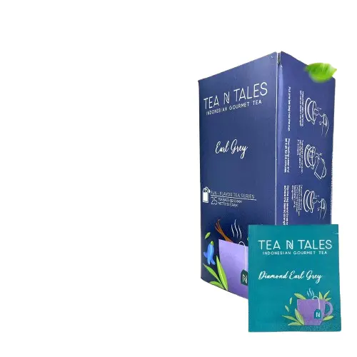 [BPT025] Tea N Tales Diamond Earl Grey Flavour Series Box | 25 Envelope Tea Bags @2g